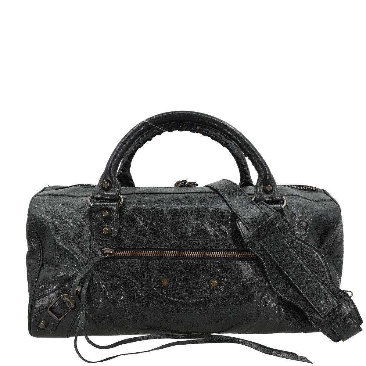 Balenciaga Dark Green Leather Twiggy 2way Shoulder Handbag