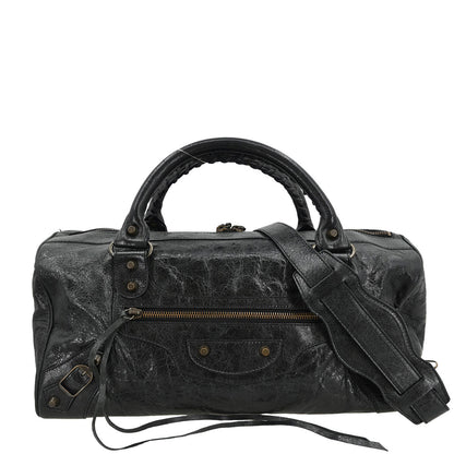 Balenciaga Dark Green Leather Twiggy 2way Shoulder Handbag