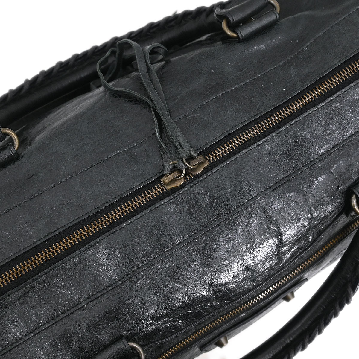 Balenciaga Dark Green Leather Twiggy 2way Shoulder Handbag