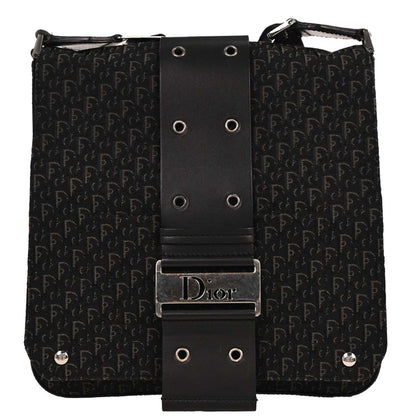 Christian Dior Black Trotter Street Chic Shoulder Bag