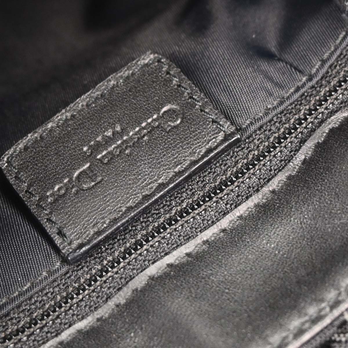 Christian Dior Black Trotter Street Chic Shoulder Bag