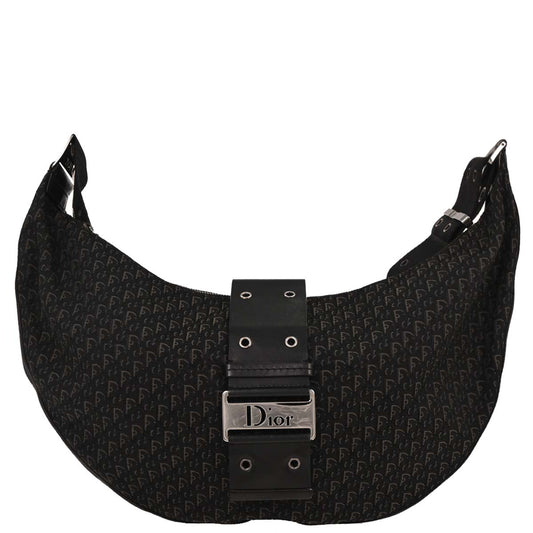 Christian Dior Black Trotter Street Chic Shoulder Bag