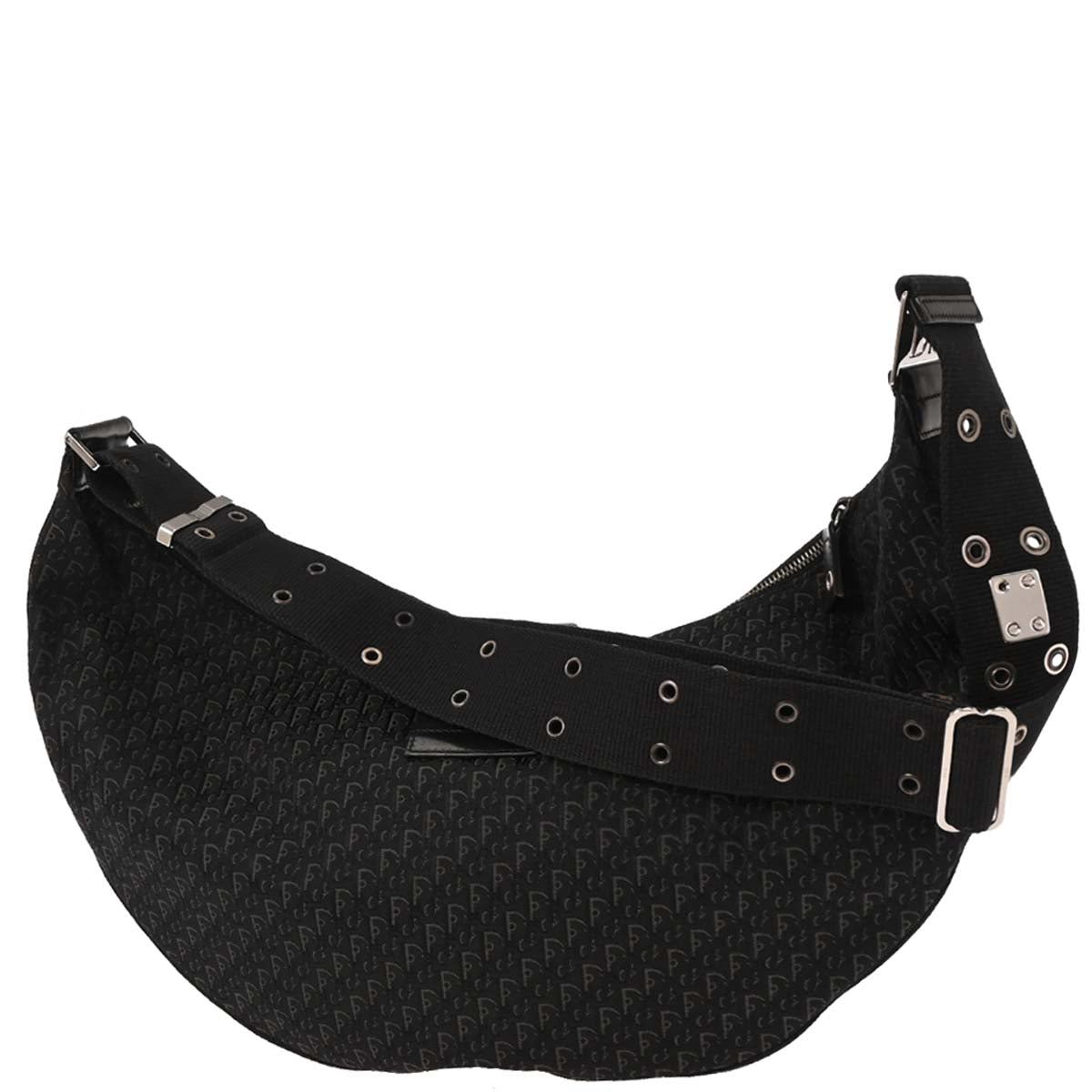 Christian Dior Black Trotter Street Chic Shoulder Bag