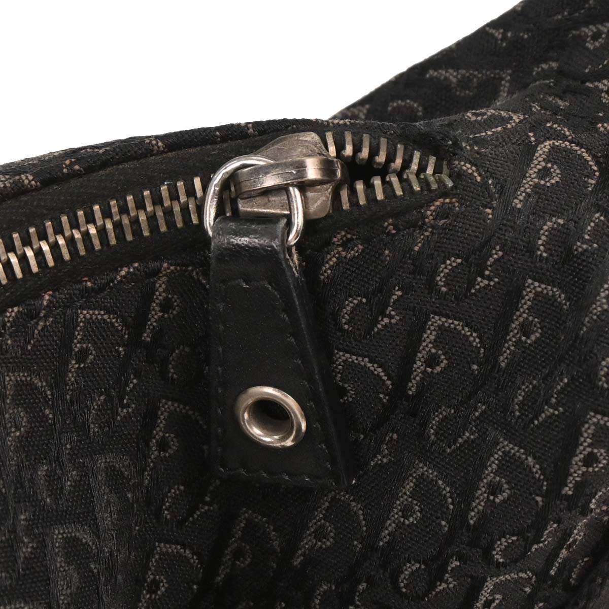 Christian Dior Black Trotter Street Chic Shoulder Bag