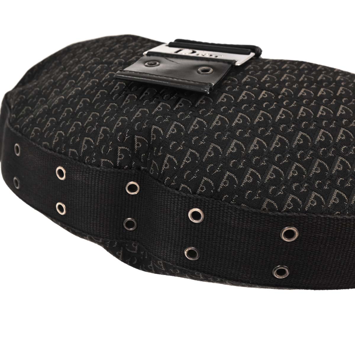 Christian Dior Black Trotter Street Chic Shoulder Bag