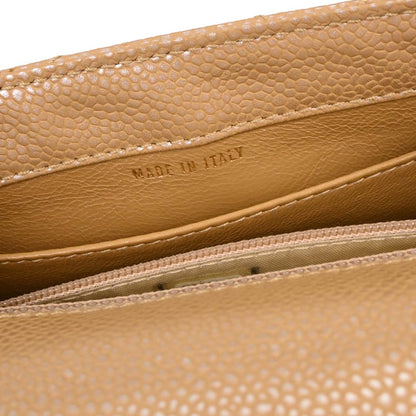 Chanel 2000-2001 Beige Caviar Handbag