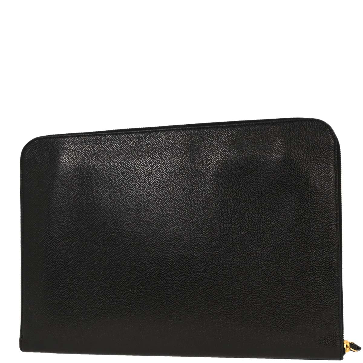 Chanel 1994-1996 Black Caviar Clutch Bag