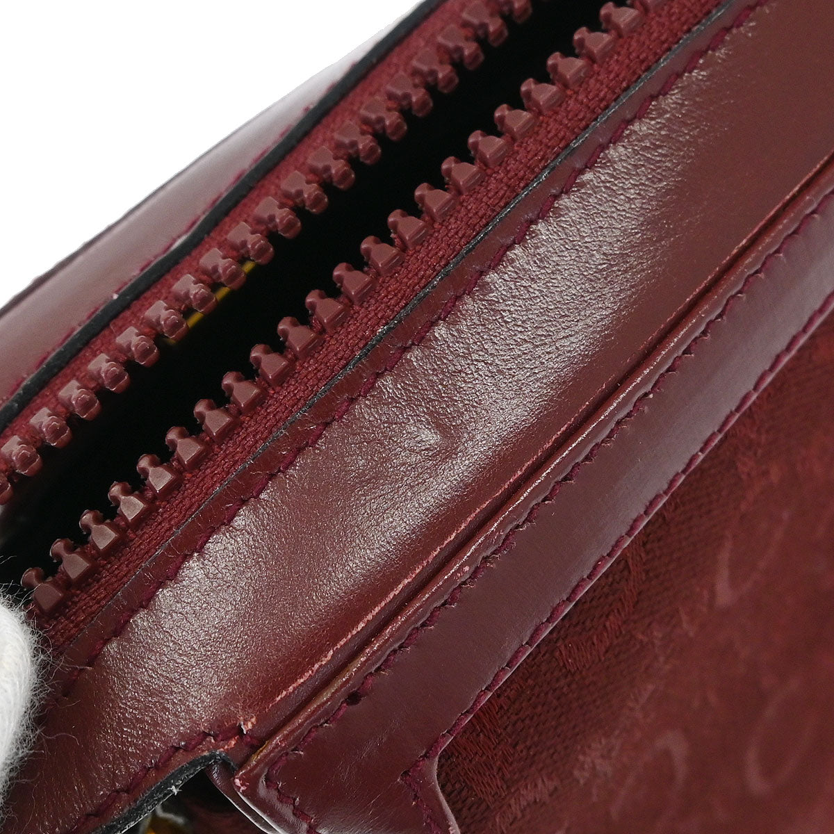 Celine Bordeaux C Macadam Shoulder Bag