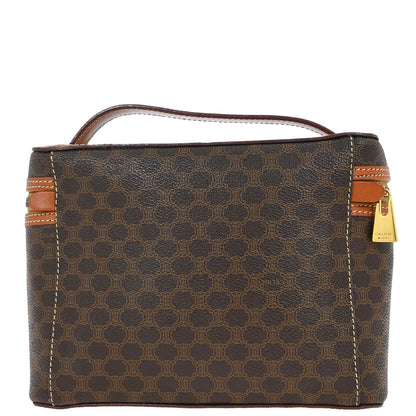 Celine Brown Macadam Vanity Handbag