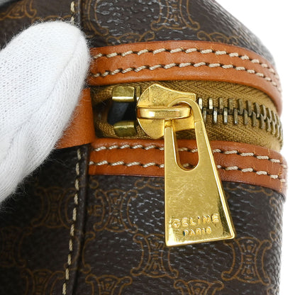 Celine Brown Macadam Vanity Handbag