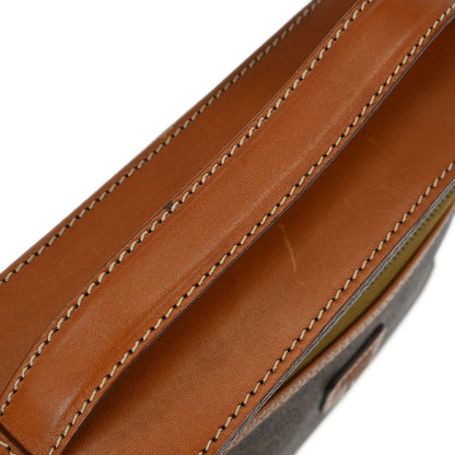 Celine Brown Macadam Vanity Handbag