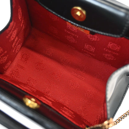 Loewe Black Calfskin 2way Shoulder Handbag