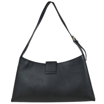 Salvatore Ferragamo Black Gancini Shoulder Bag