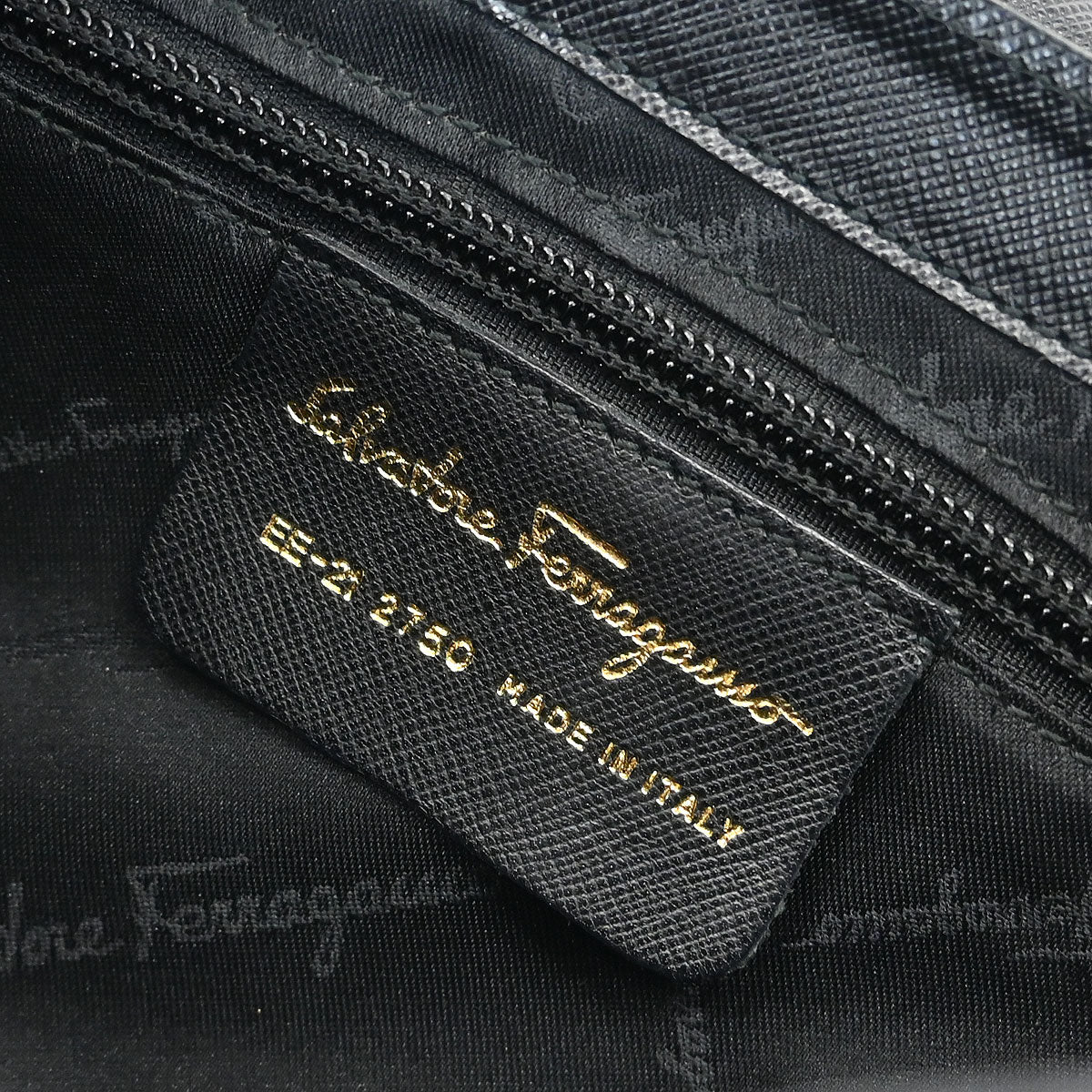 Salvatore Ferragamo Black Gancini Shoulder Bag