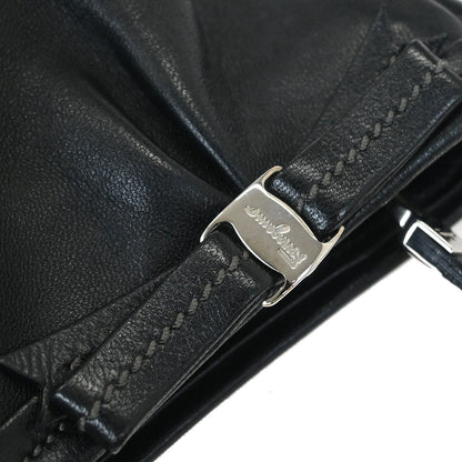 Salvatore Ferragamo Black Vara Bow Handbag