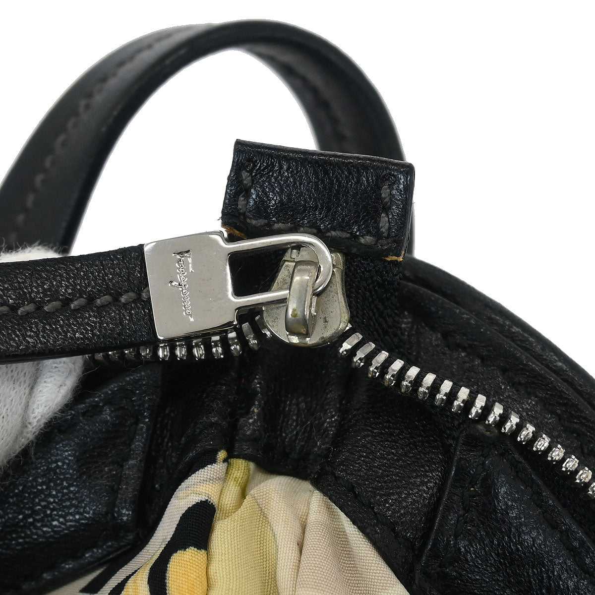 Salvatore Ferragamo Black Vara Bow Handbag