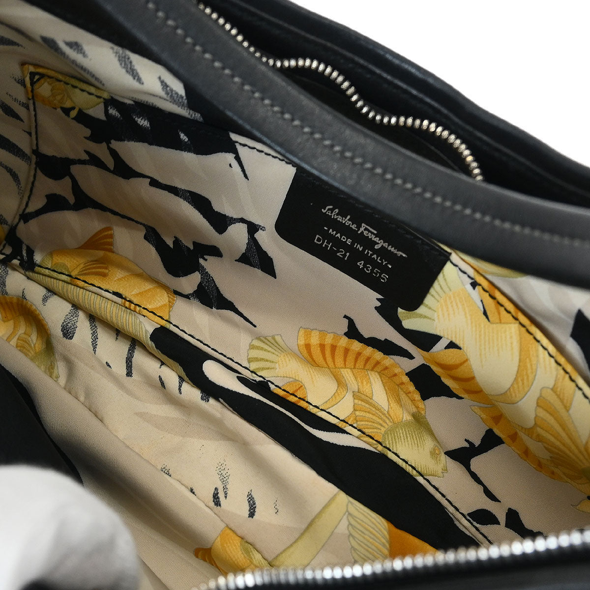 Salvatore Ferragamo Black Vara Bow Handbag