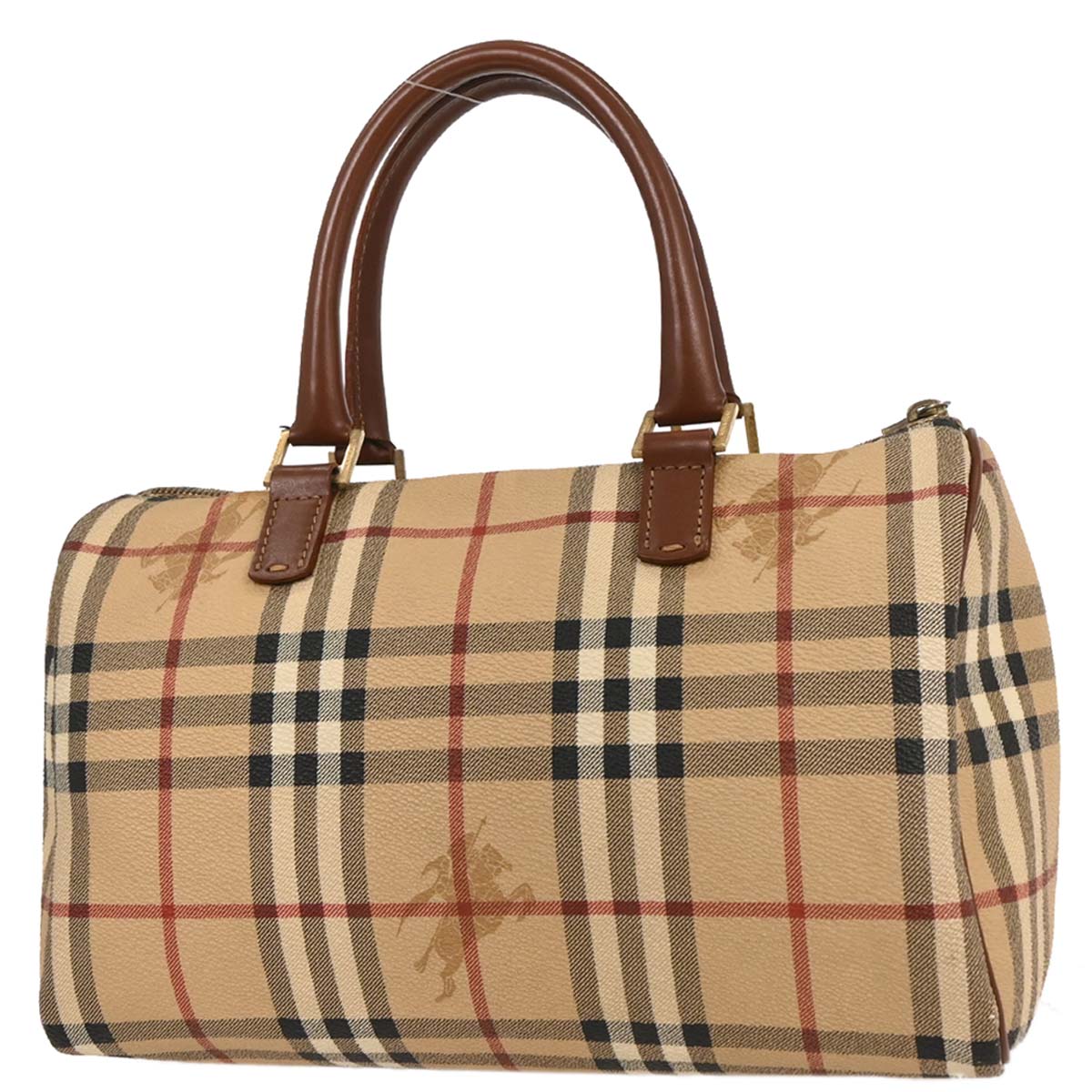 Burberry Beige PVC House Check Handbag