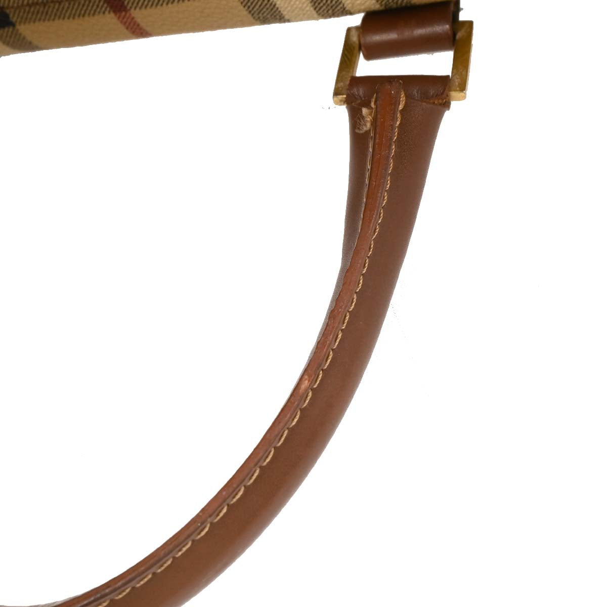 Burberry Beige PVC House Check Handbag