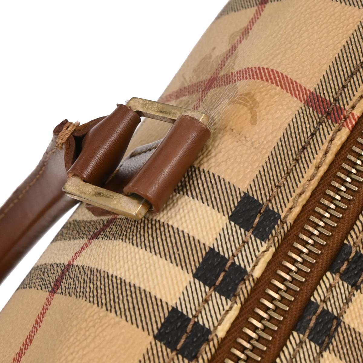 Burberry Beige PVC House Check Handbag