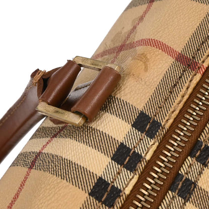 Burberry Beige PVC House Check Handbag