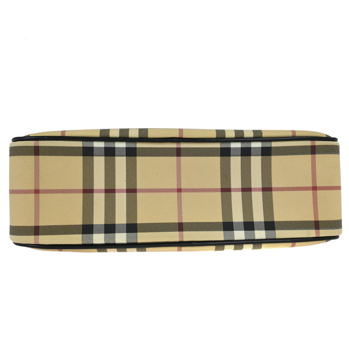 Burberry Beige Black Burberry Check Handbag