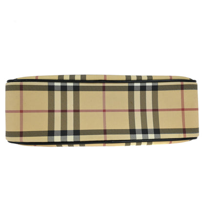 Burberry Beige Black Burberry Check Handbag