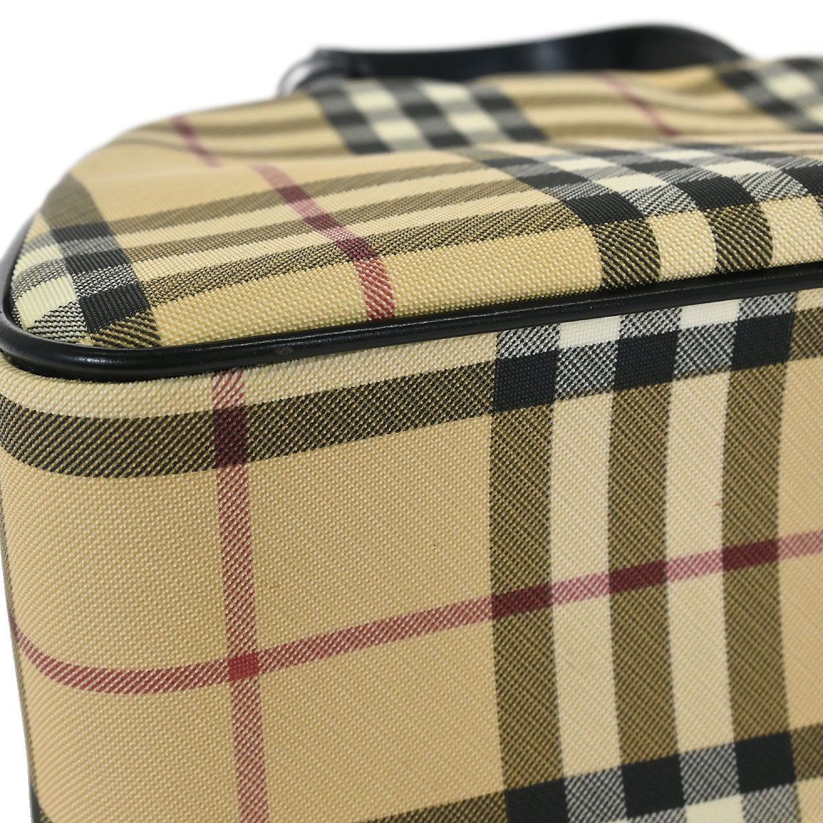 Burberry Beige Black Burberry Check Handbag
