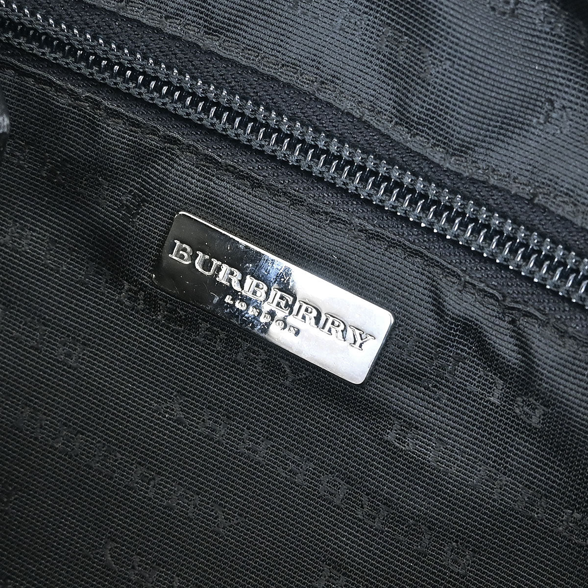 Burberry Beige Black Burberry Check Handbag