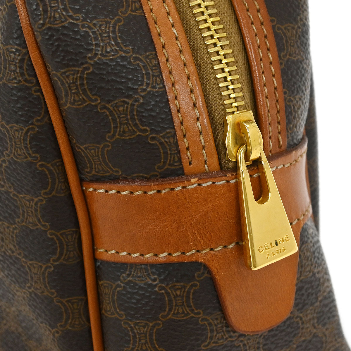 Celine Brown Macadam Handbag