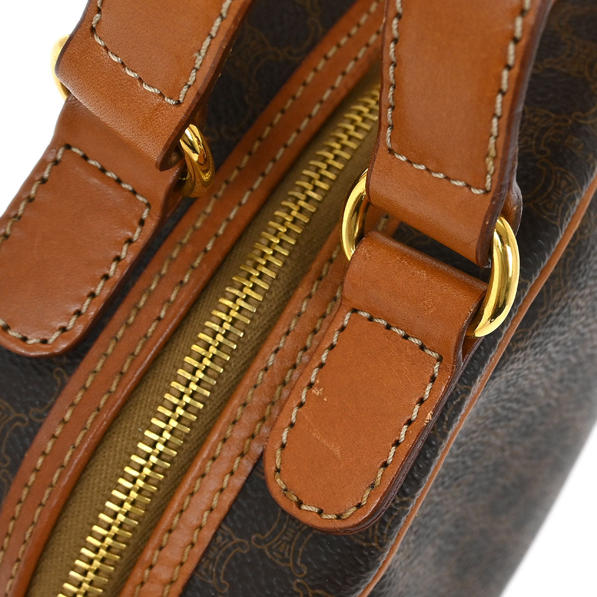 Celine Brown Macadam Handbag