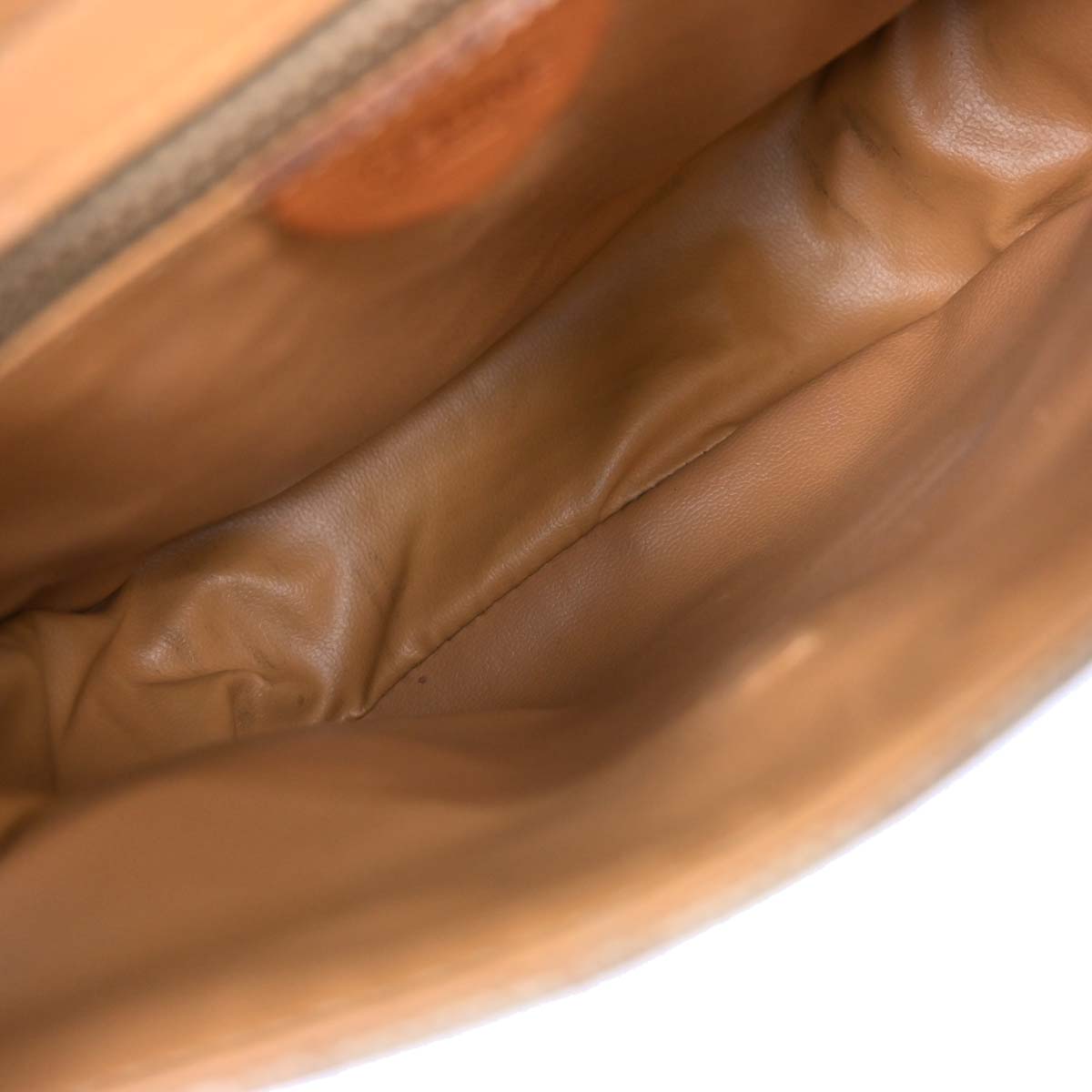 Celine Beige PVC Macadam Shoulder Bag