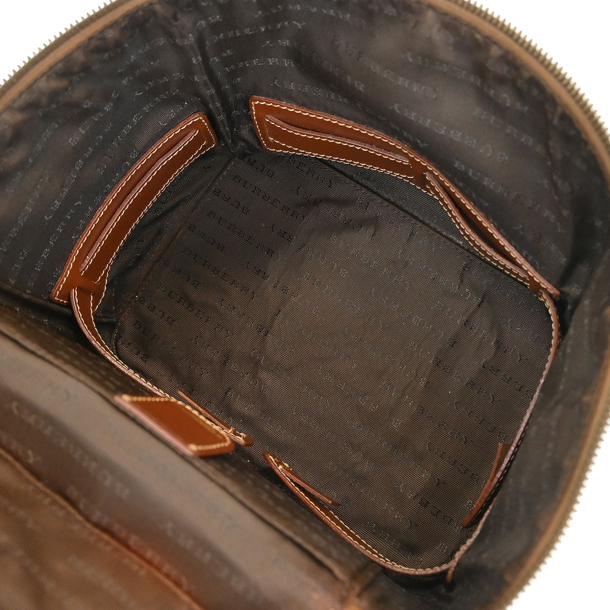 Burberry Beige Brown House Check Vanity Handbag