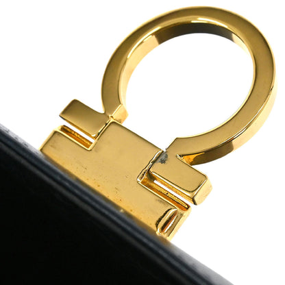 Salvatore Ferragamo Navy Gancini 2way Shoulder Handbag