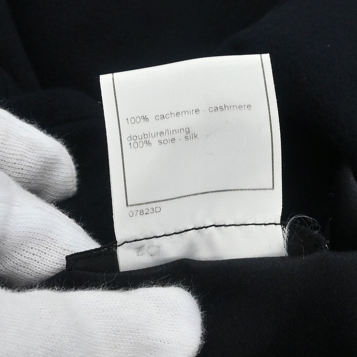 Chanel Double Breasted Coat Black #38