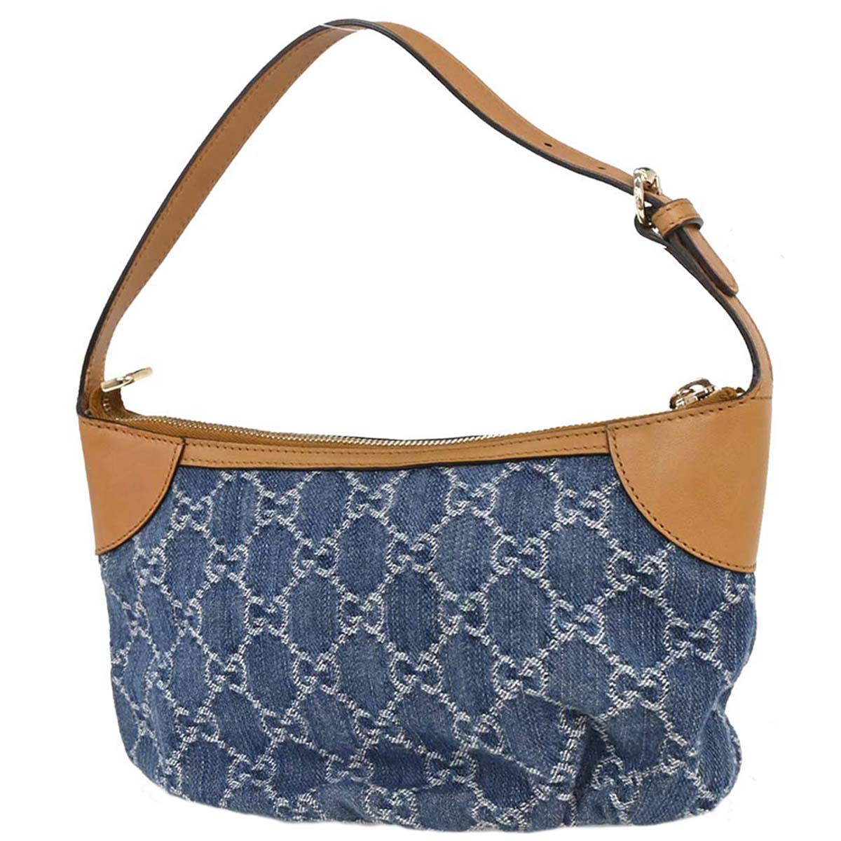 Gucci Blue Denim GG Handbag