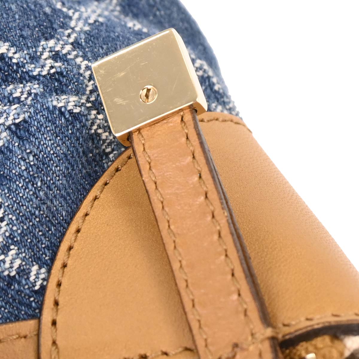 Gucci Blue Denim GG Handbag