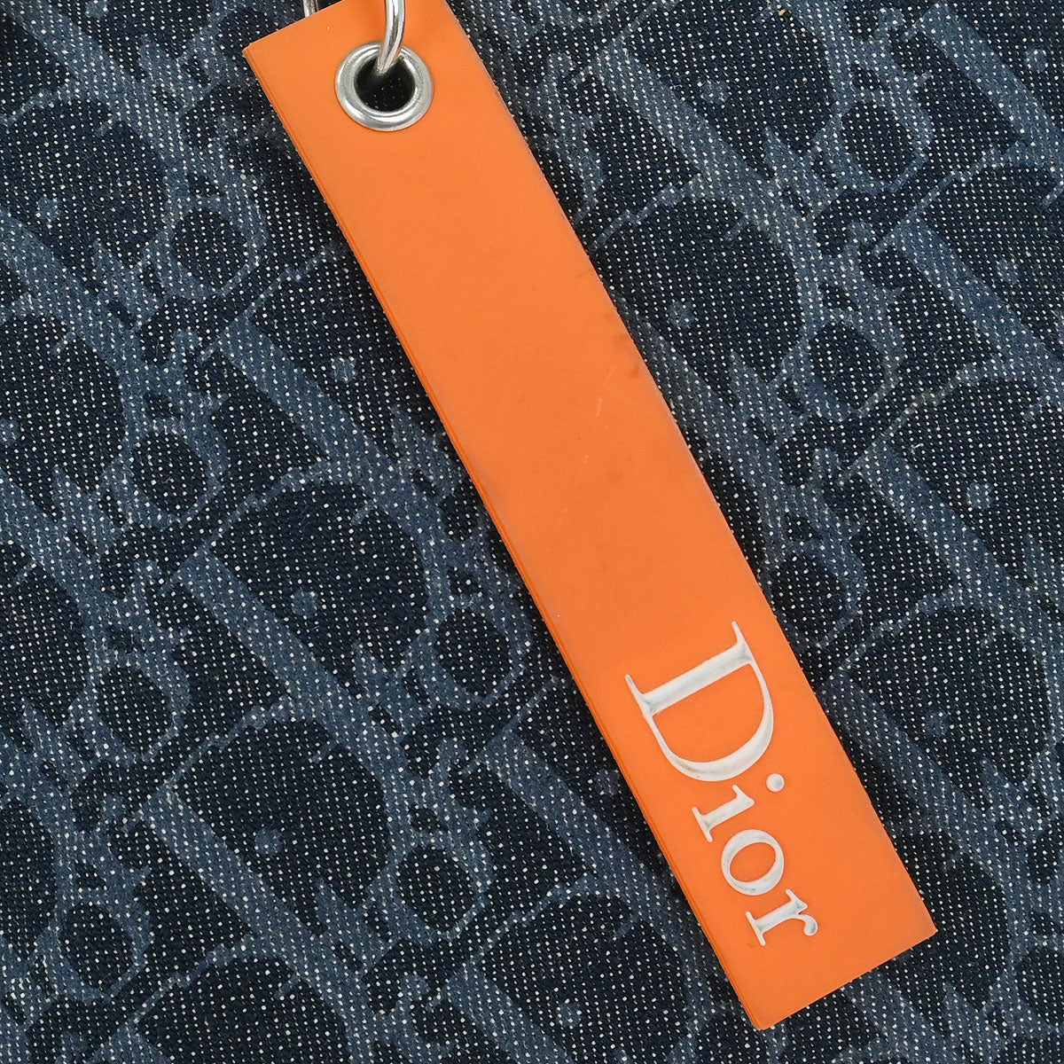 Christian Dior Navy Flight Tote Handbag