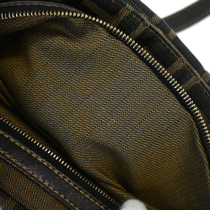 Fendi Brown Canvas Zucca Tote Bag