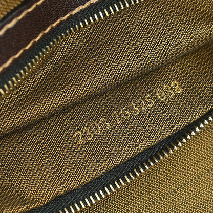 Fendi Brown Canvas Zucca Mamma Baguette Handbag