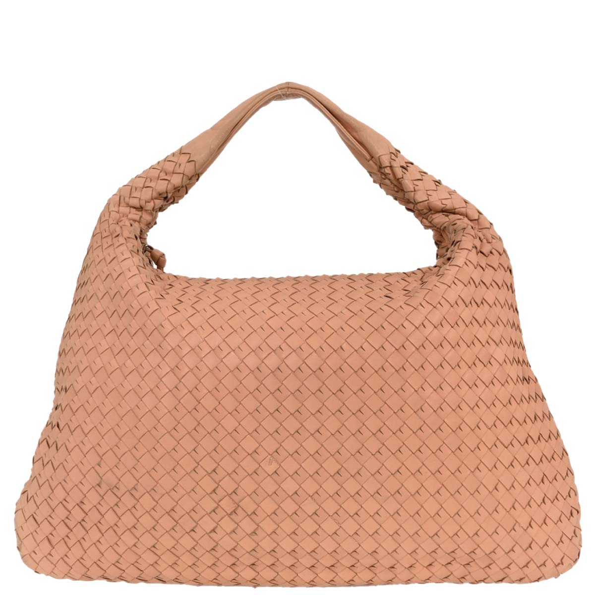 Bottega Veneta Pink Intrecciato Hobo Handbag