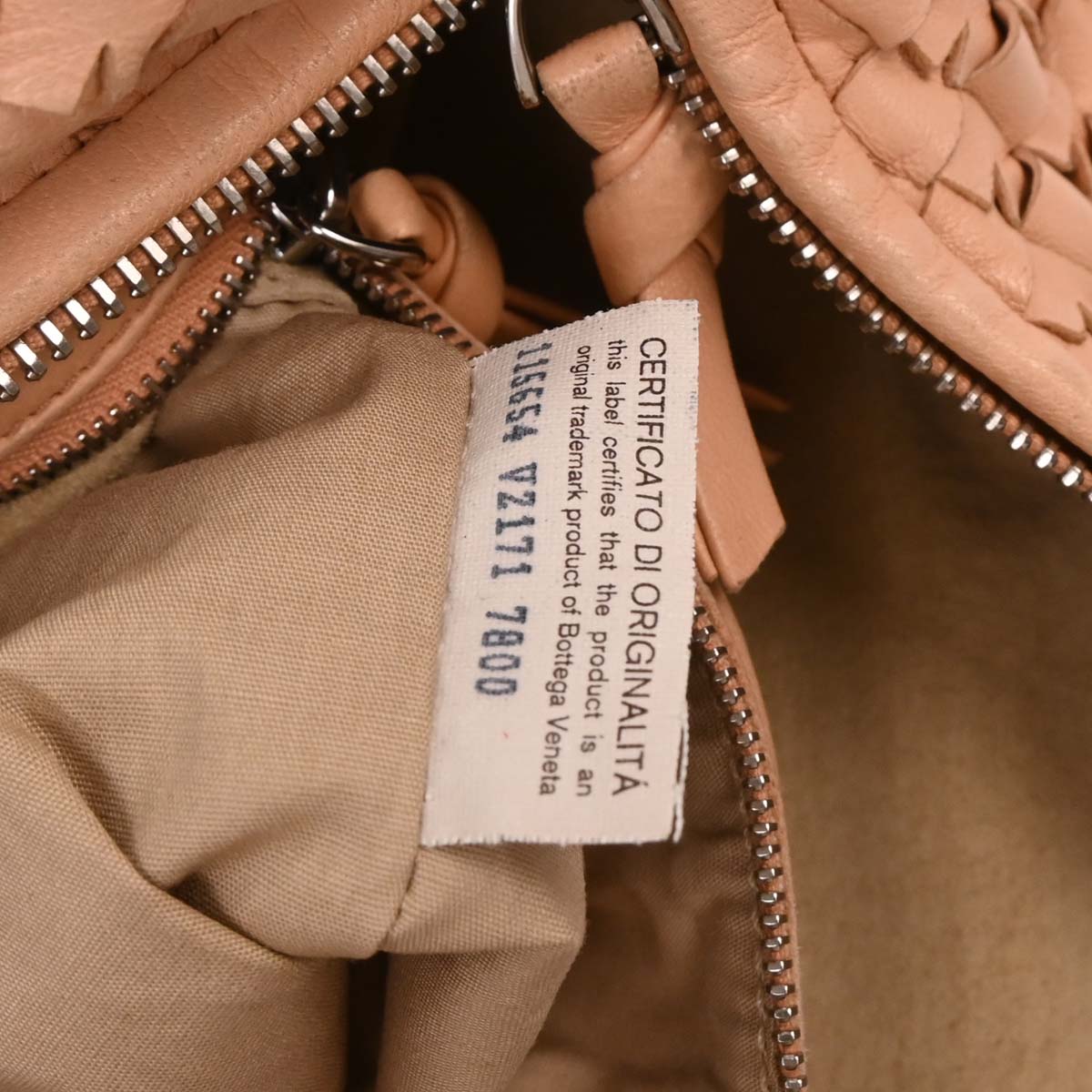Bottega Veneta Pink Intrecciato Hobo Handbag