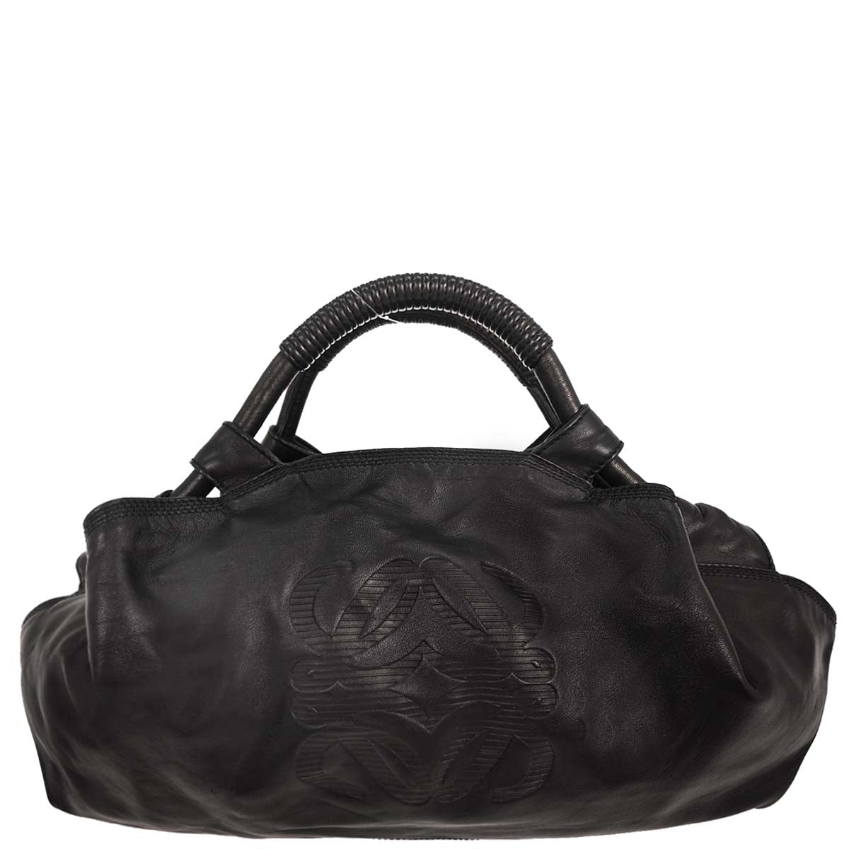 Loewe Black Lambskin Nappa Aire Tote Bag