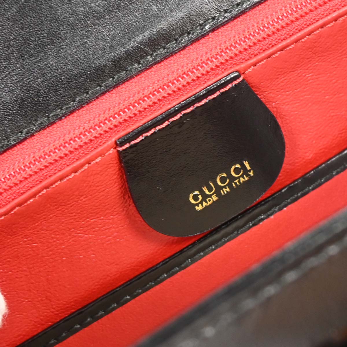 Gucci Black Bamboo 2way Shoulder Handbag