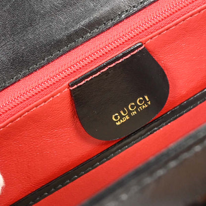 Gucci Black Bamboo 2way Shoulder Handbag