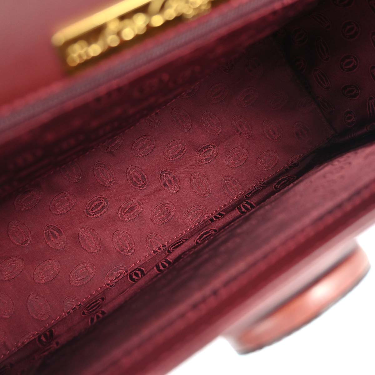 Cartier Bordeaux Must de Cartier Handbag