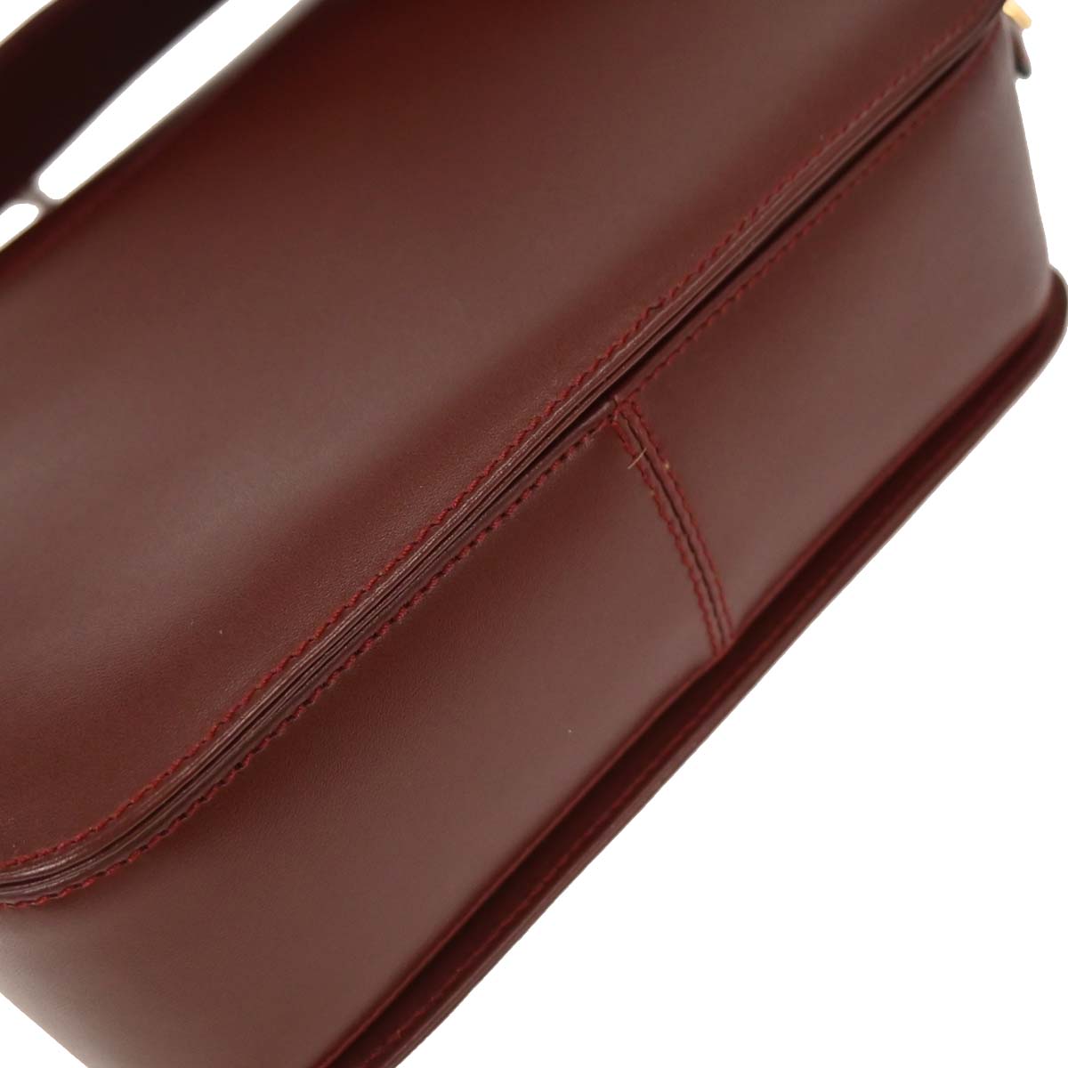 Cartier Bordeaux Leather Must de Cartier Shoulder Bag