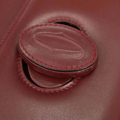 Cartier Bordeaux Leather Must de Cartier Shoulder Bag