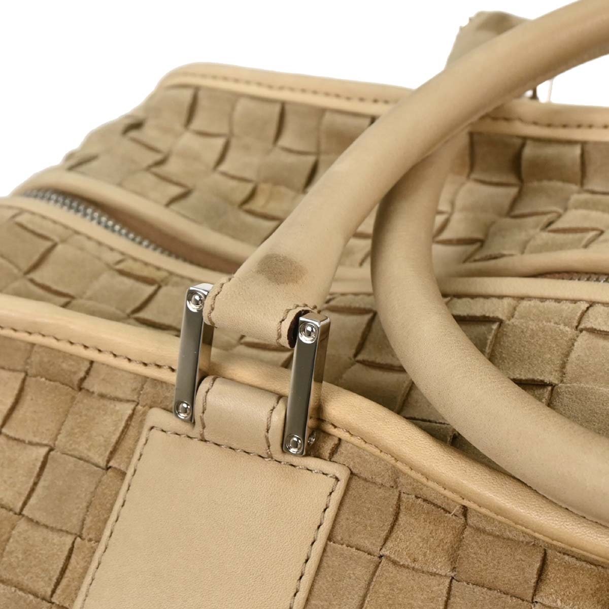 Loewe Beige Suede Amazona 44 Handbag