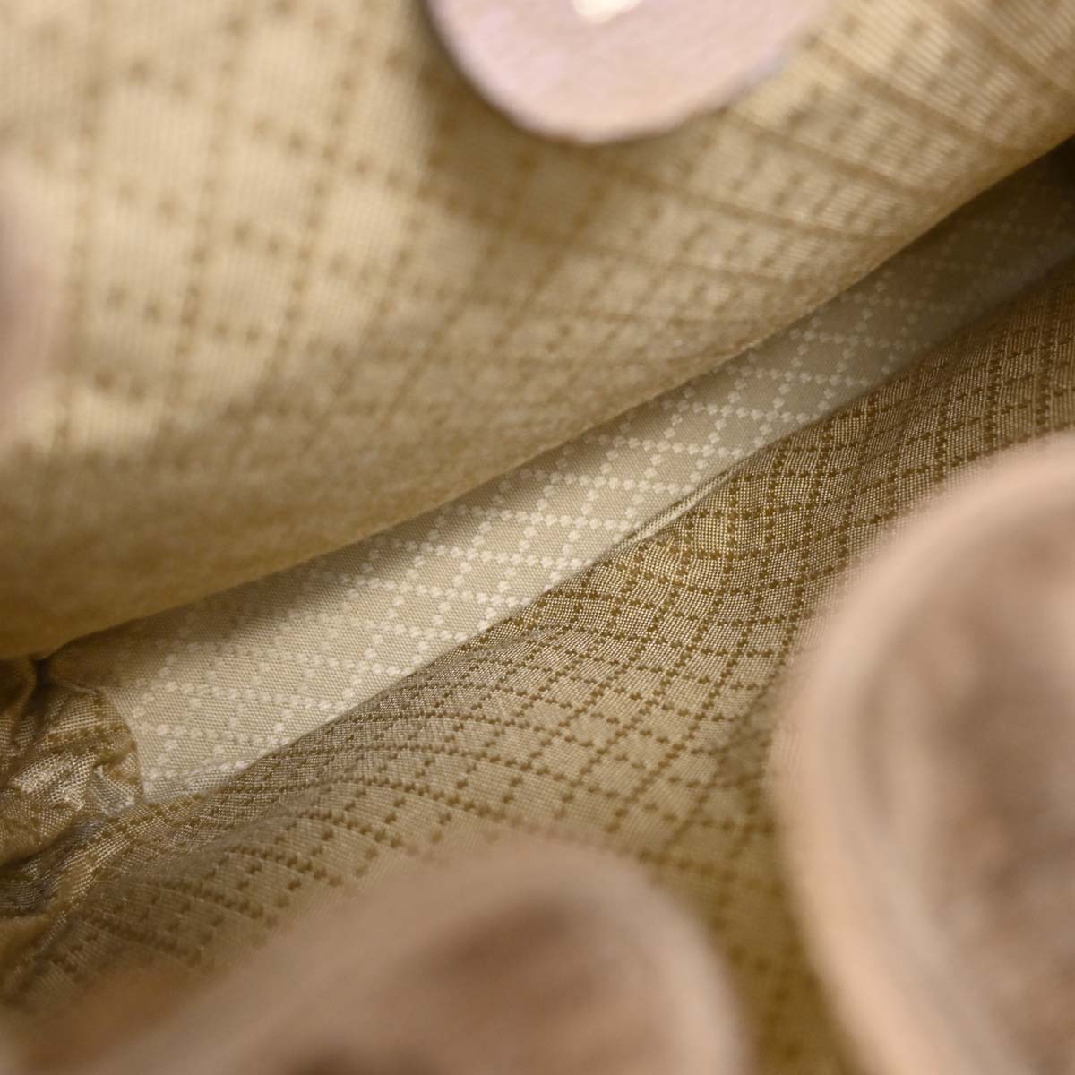 Gucci Brown Suede Bamboo Backpack